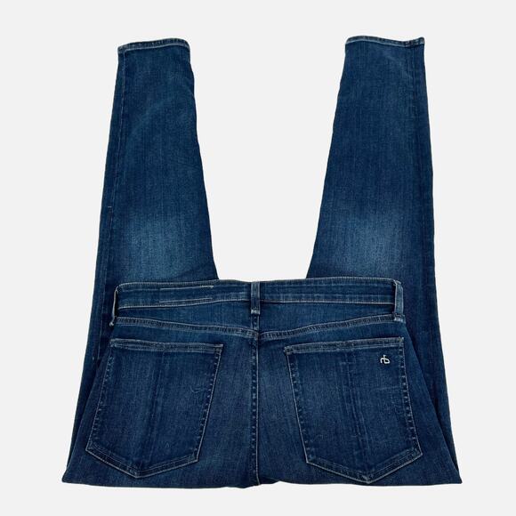 rag & bone Cate Mid-Rise Skinny Ankle Jeans Desert Rose sz 32 x 30 - Picture 10 of 15